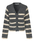 Ovalis Knit Wide Sleeve Kofta - Volcanic Ash