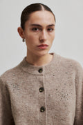 Sparkling Knit Cardigan - Roasted Cashew