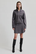 Opaya Knit Skirt - Grey Melange