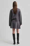 Opaya Knit Skirt - Grey Melange