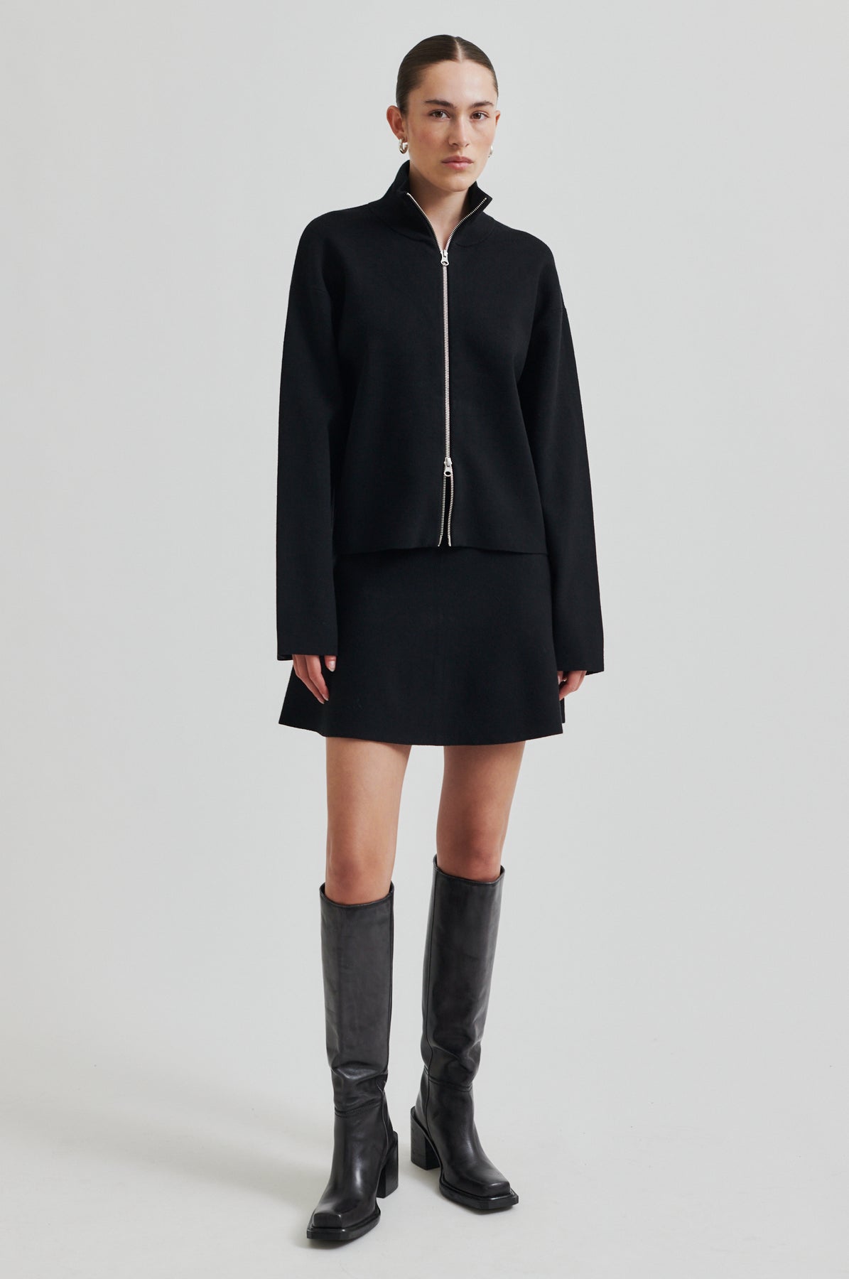 Opaya Knit Skirt - Black