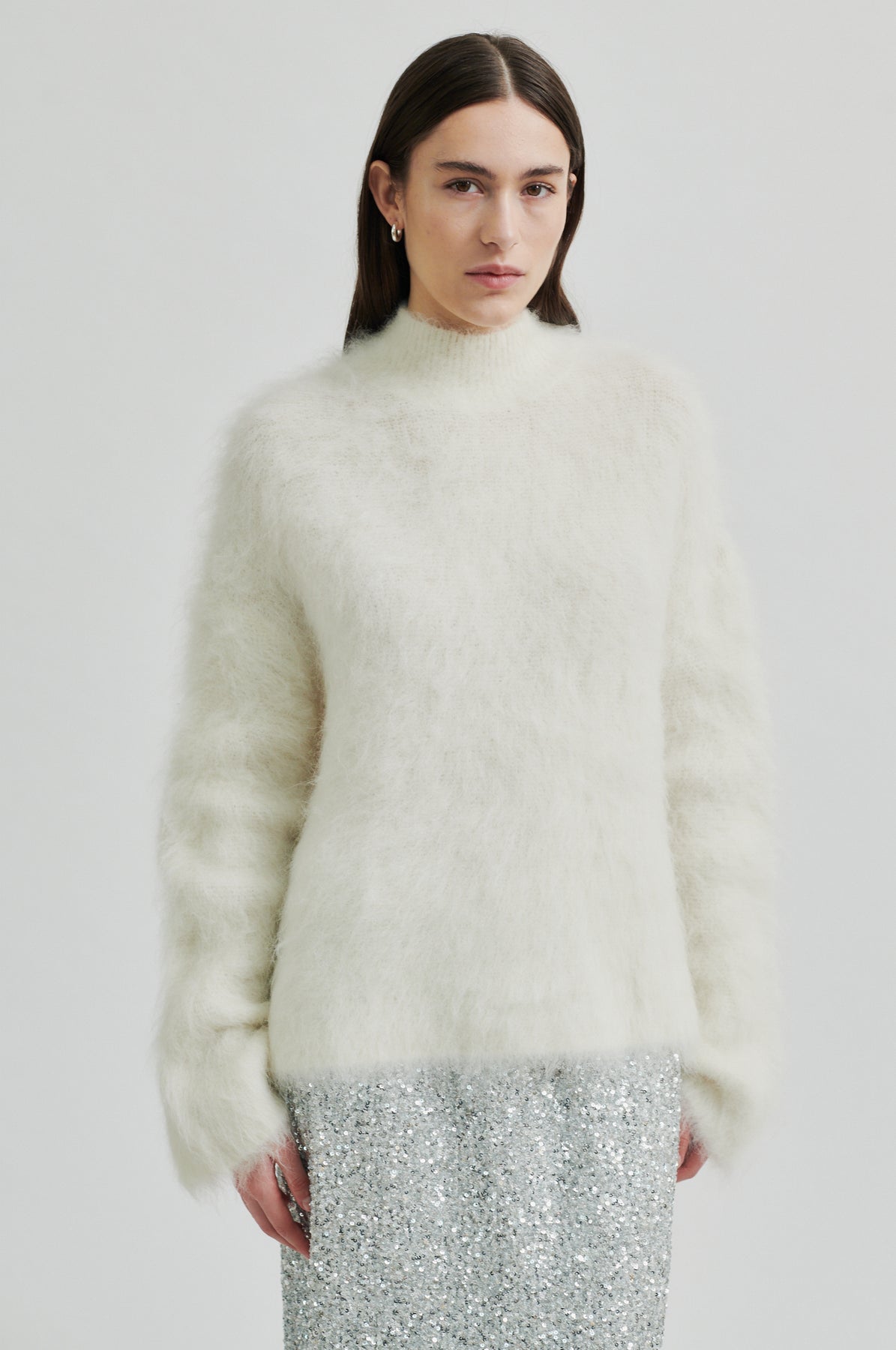 Isaky Knit T-Neck - Eggnog