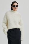 Isaky Knit T-Neck - Eggnog