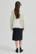 Isaky Knit T-Neck - Eggnog