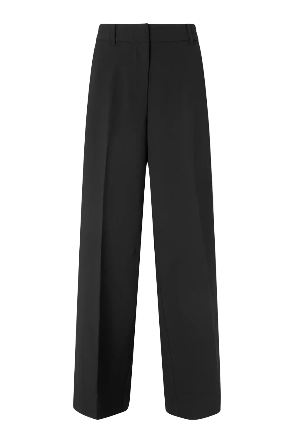 Fique Straight Trousers - Svart