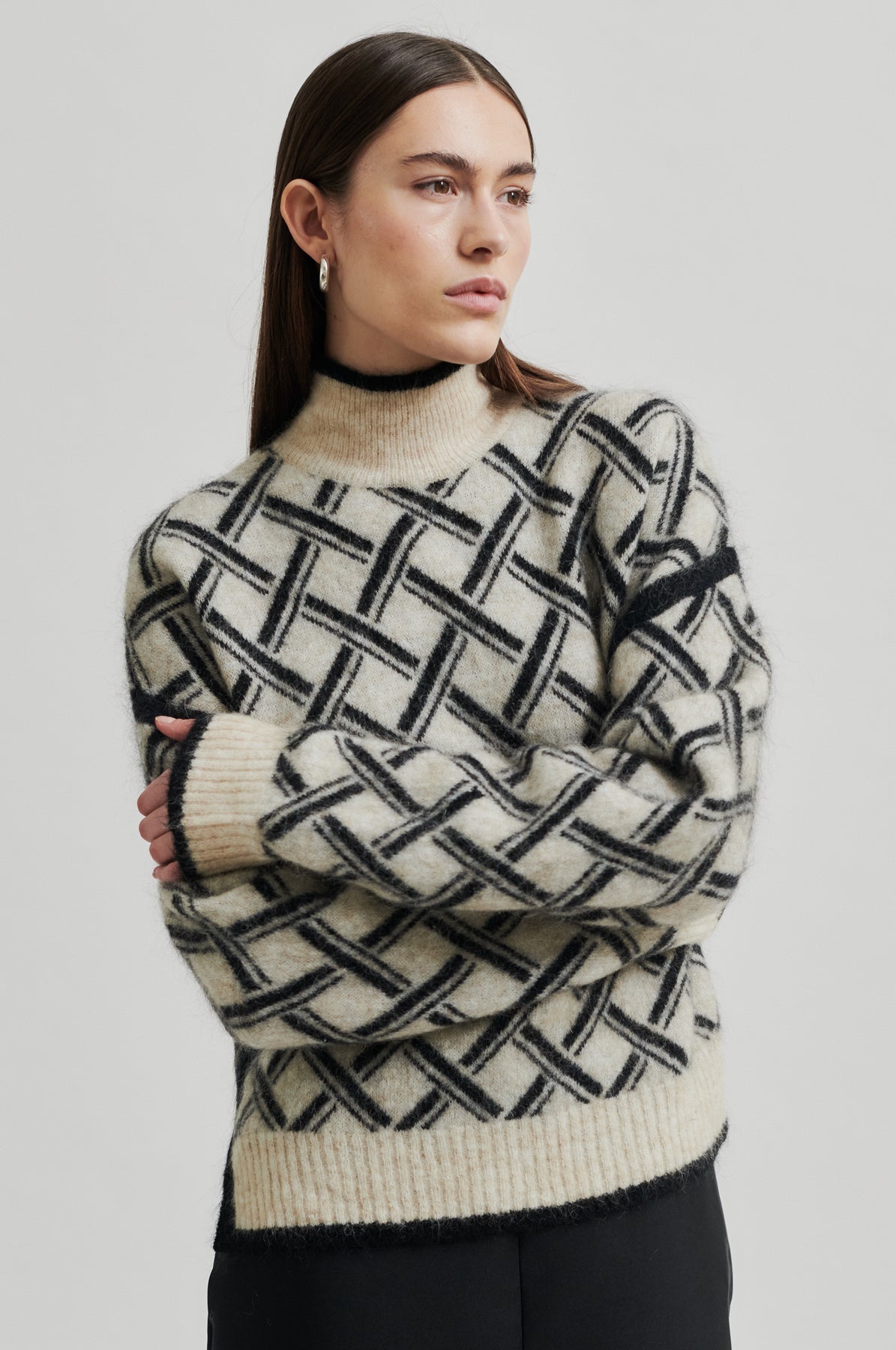 Kaja Knit T-Neck - Brazilian Sand