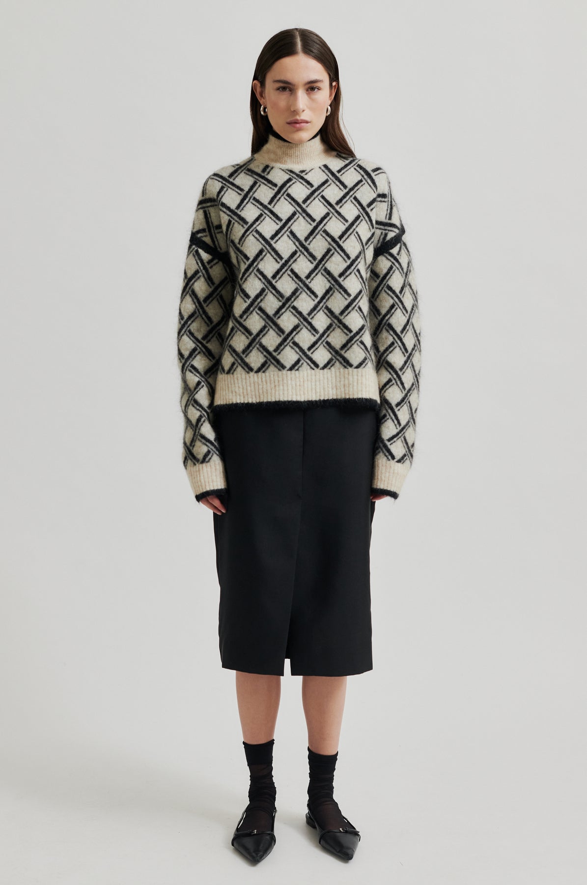 Kaja Knit T-Neck - Brazilian Sand
