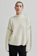 Wish Knit T-Neck - Eggnog