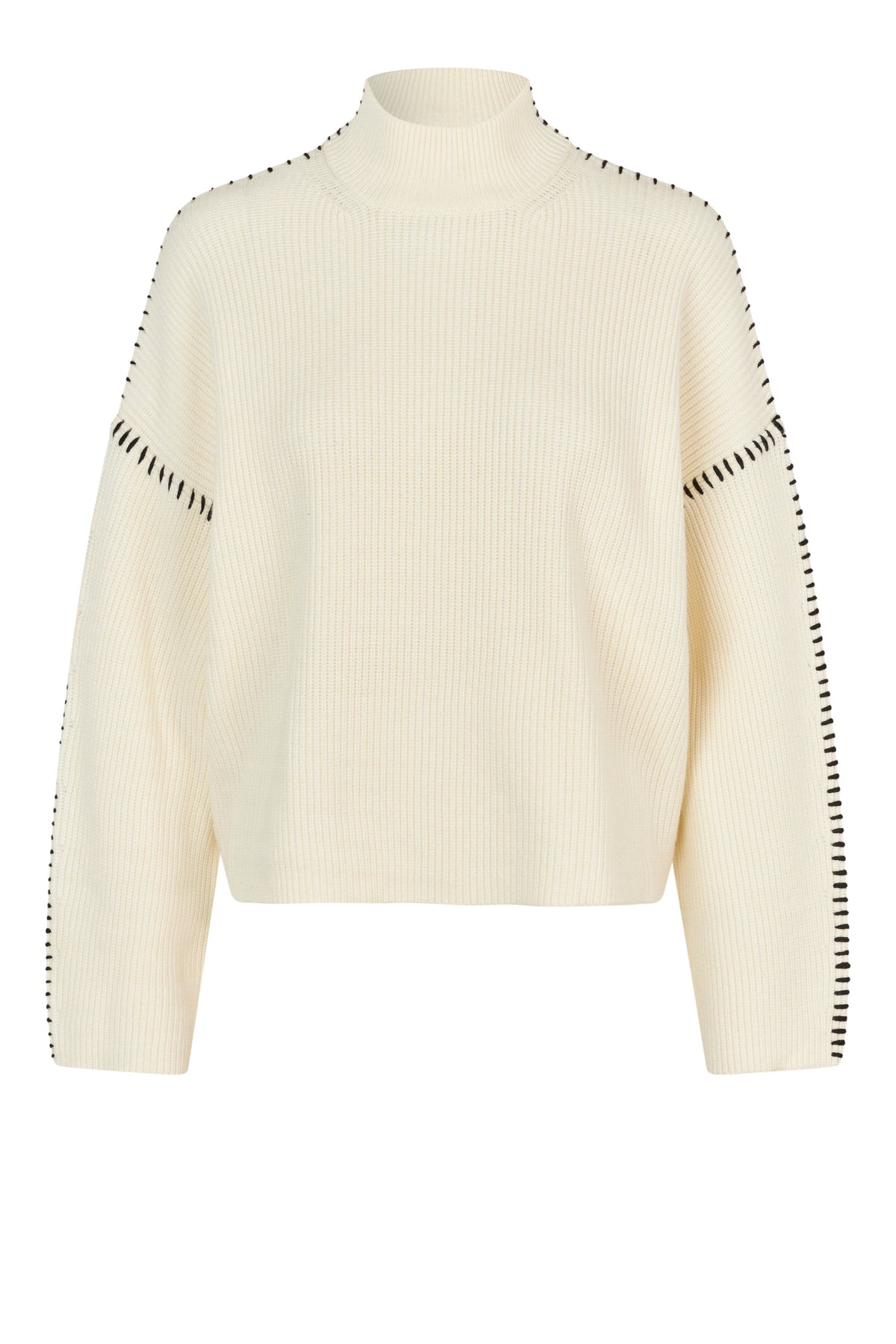 Wish Knit T-Neck - Eggnog