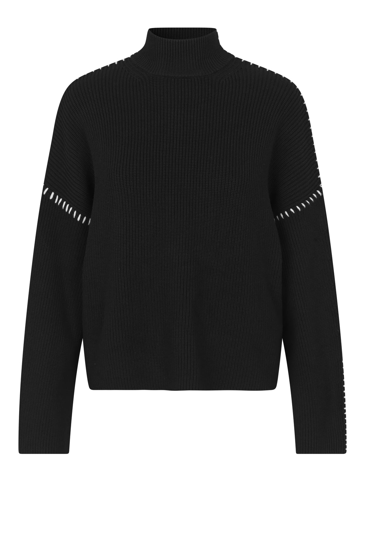Wish Knit T-Neck - Black
