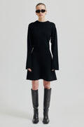 Stinna Knit Dress - Black
