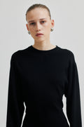 Stinna Knit Dress - Black