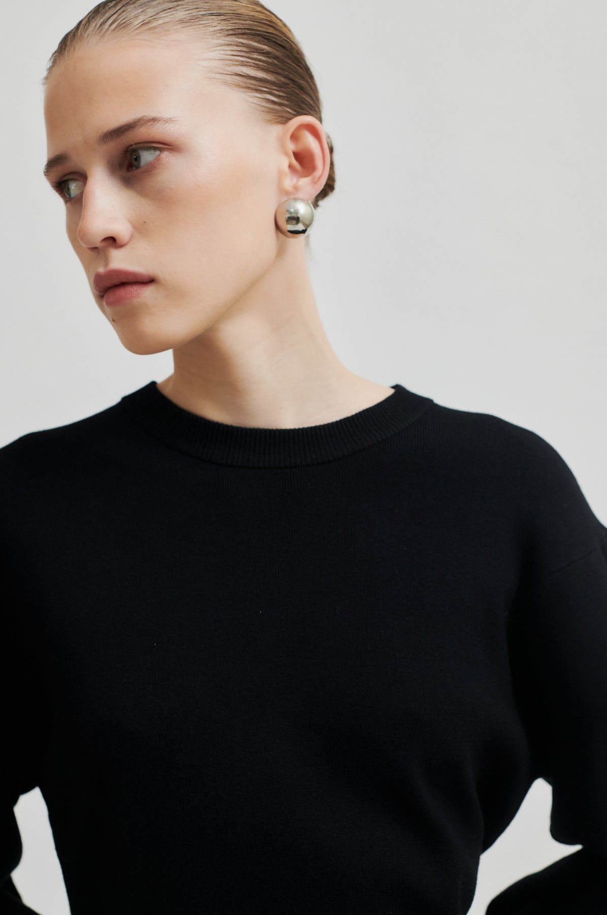 Stinna Knit Dress - Black