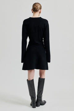 Stinna Knit Dress - Black