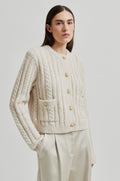 Karolina Knit Cardigan - Pumice Stone