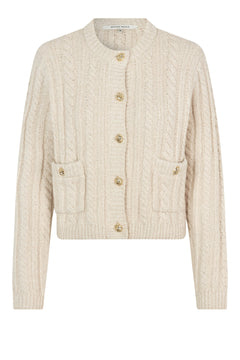 Karolina Knit Cardigan - Pumice Stone