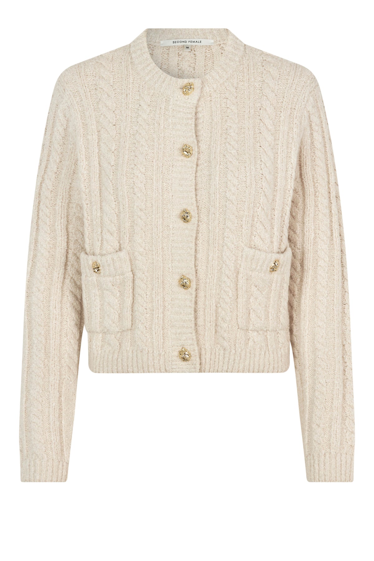 Karolina Knit Cardigan - Pumice Stone