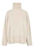 Alpha Knit T-Neck - Pumice Stone