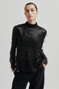 Tassel Blouse - Black