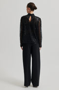 Tassel Blouse - Black