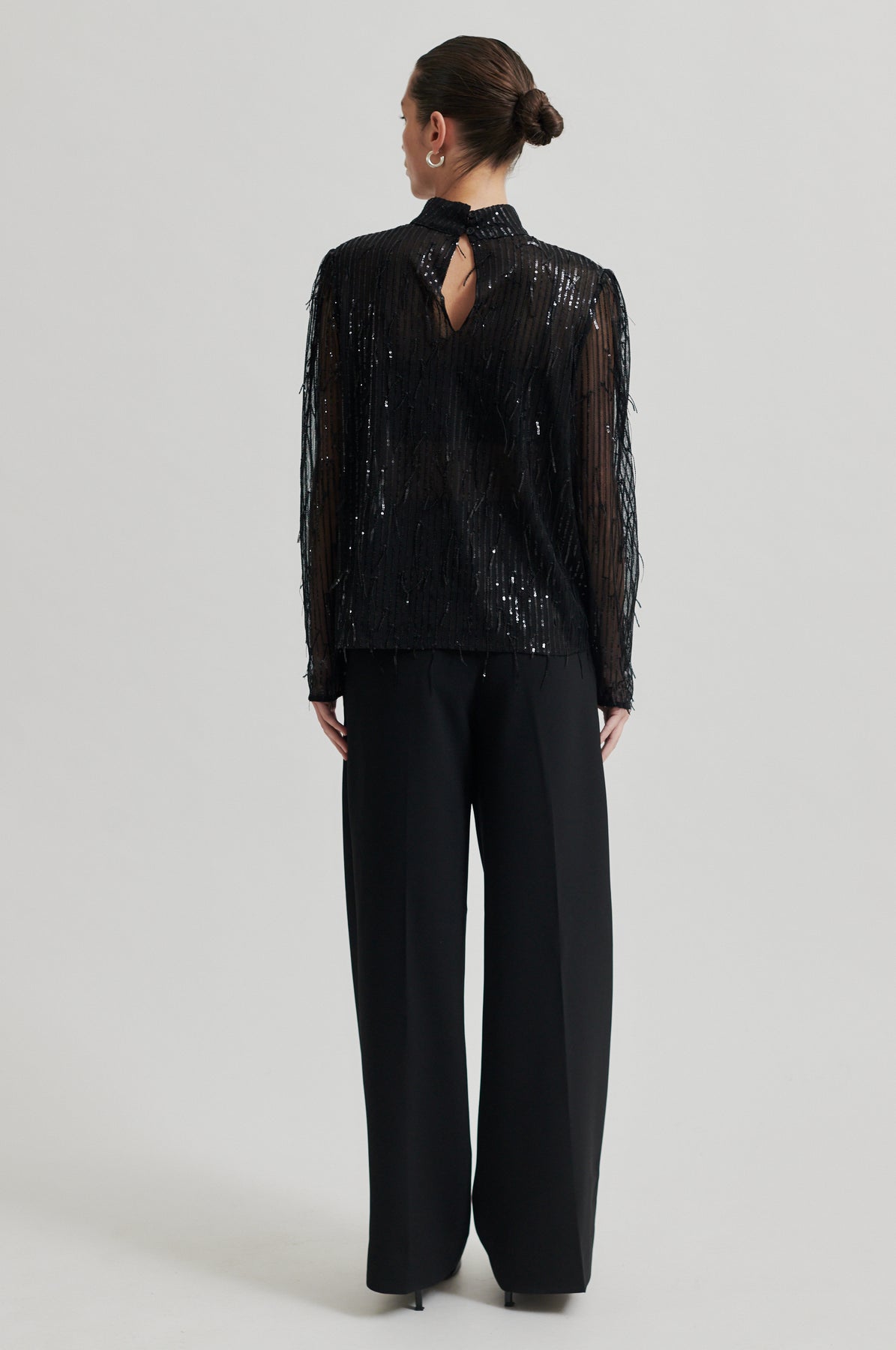 Tassel Blouse - Black
