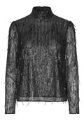 Tassel Blouse - Black