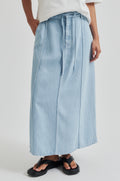 Irvin Denim Skirt - Light Blue Denim