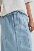 Irvin Denim Skirt - Light Blue Denim
