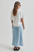 Irvin Denim Skirt - Light Blue Denim