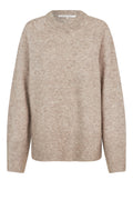 Roy Knit Raglan O-Neck - Beige Melange