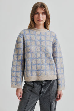 Lugano Knit O-Neck - Marina