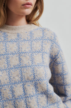 Lugano Knit O-Neck - Marina
