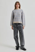 Lugano Knit O-Neck - Marina