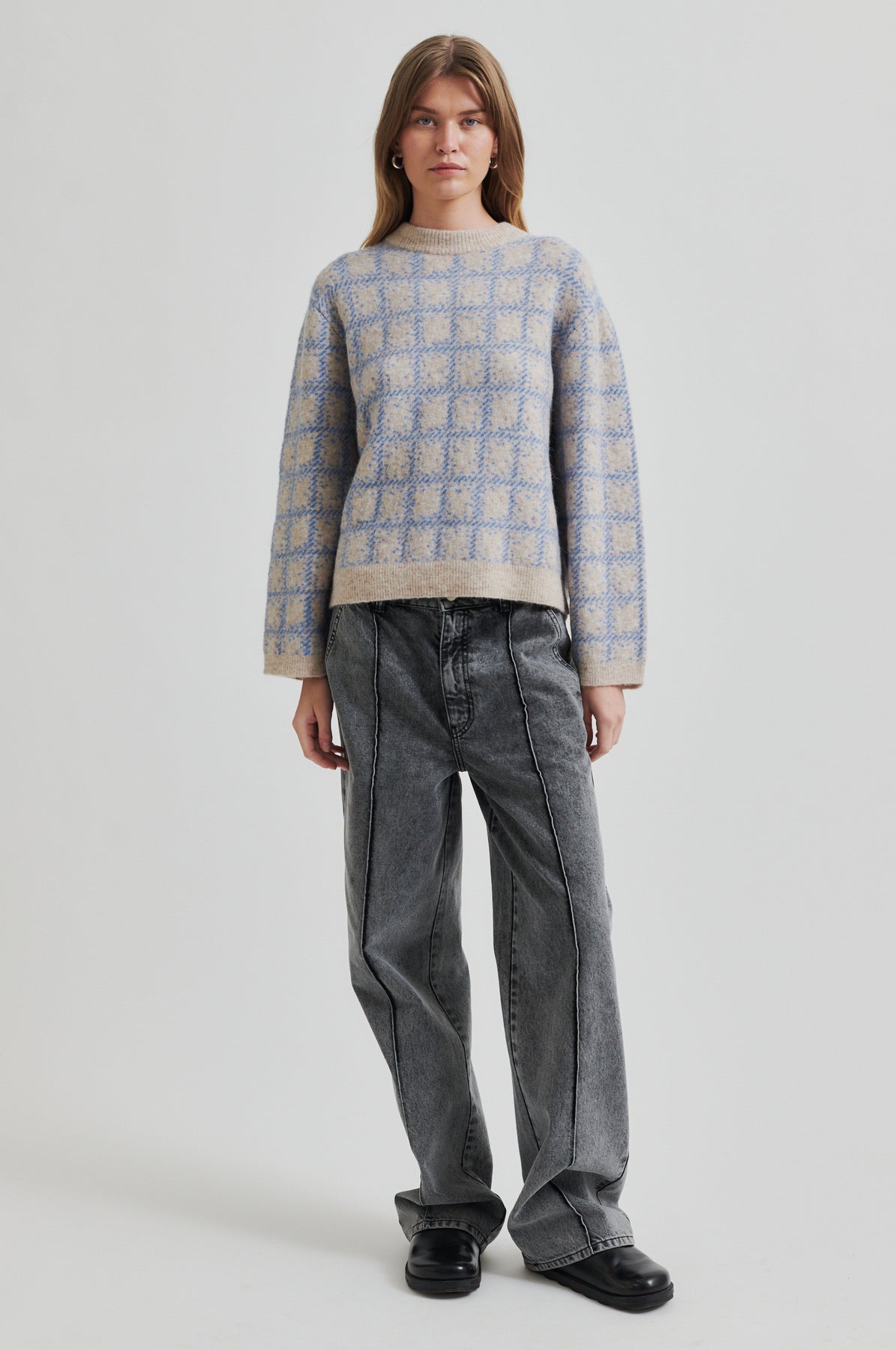 Lugano Knit O-Neck - Marina