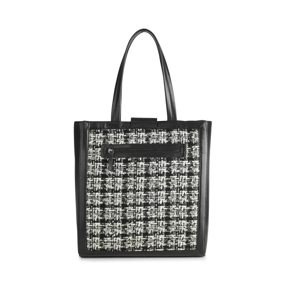 Lola Shopper Tweed Mix - Black W/Black+Offwhite