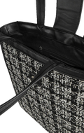 Lola Shopper Tweed Mix - Black W/Black+Offwhite