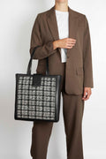 Lola Shopper Tweed Mix - Black W/Black+Offwhite