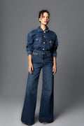 Dylan Denim Jacket - Washed Dark Blue