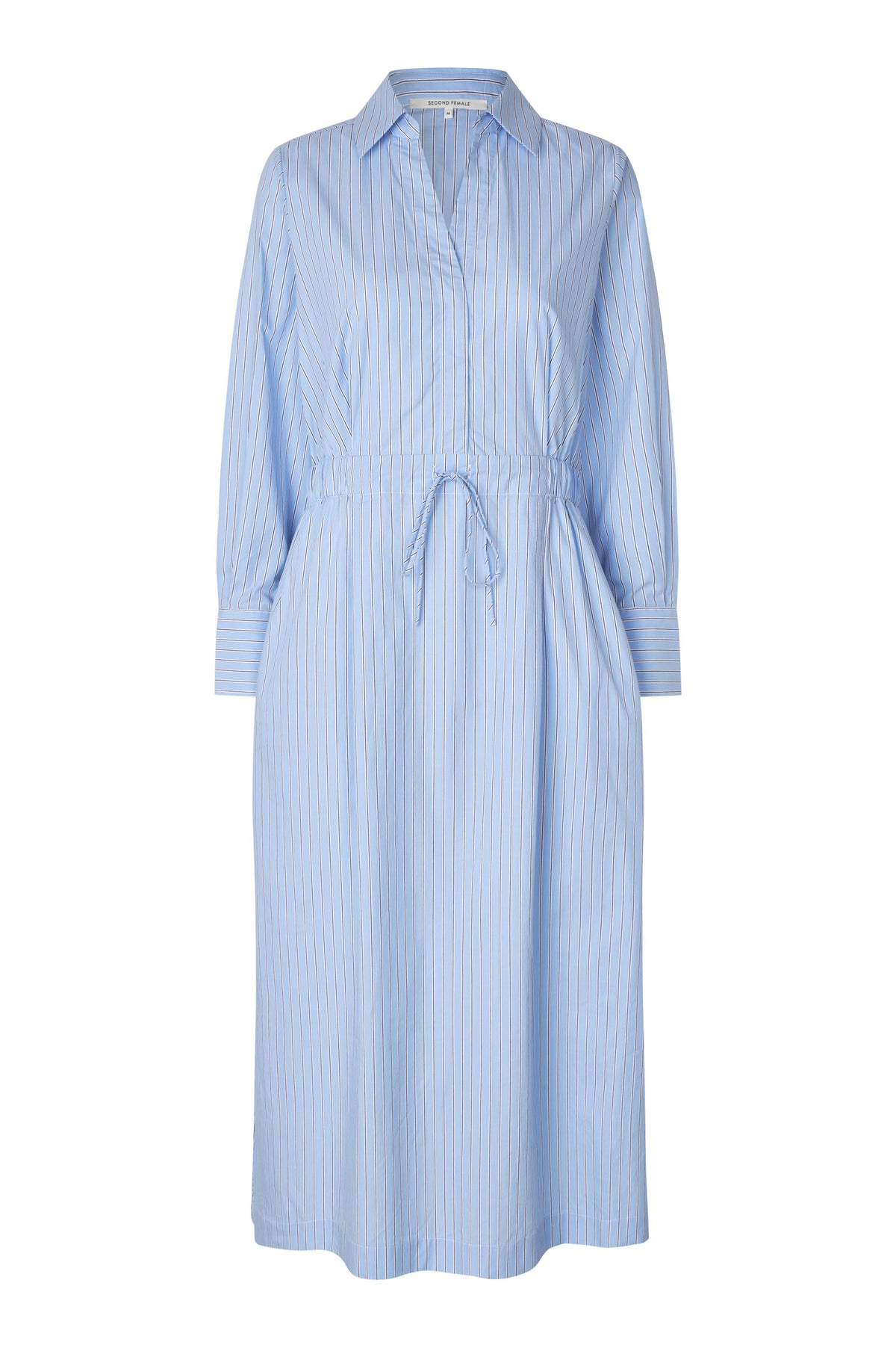 Alanis Dress - Ljusblå ränder