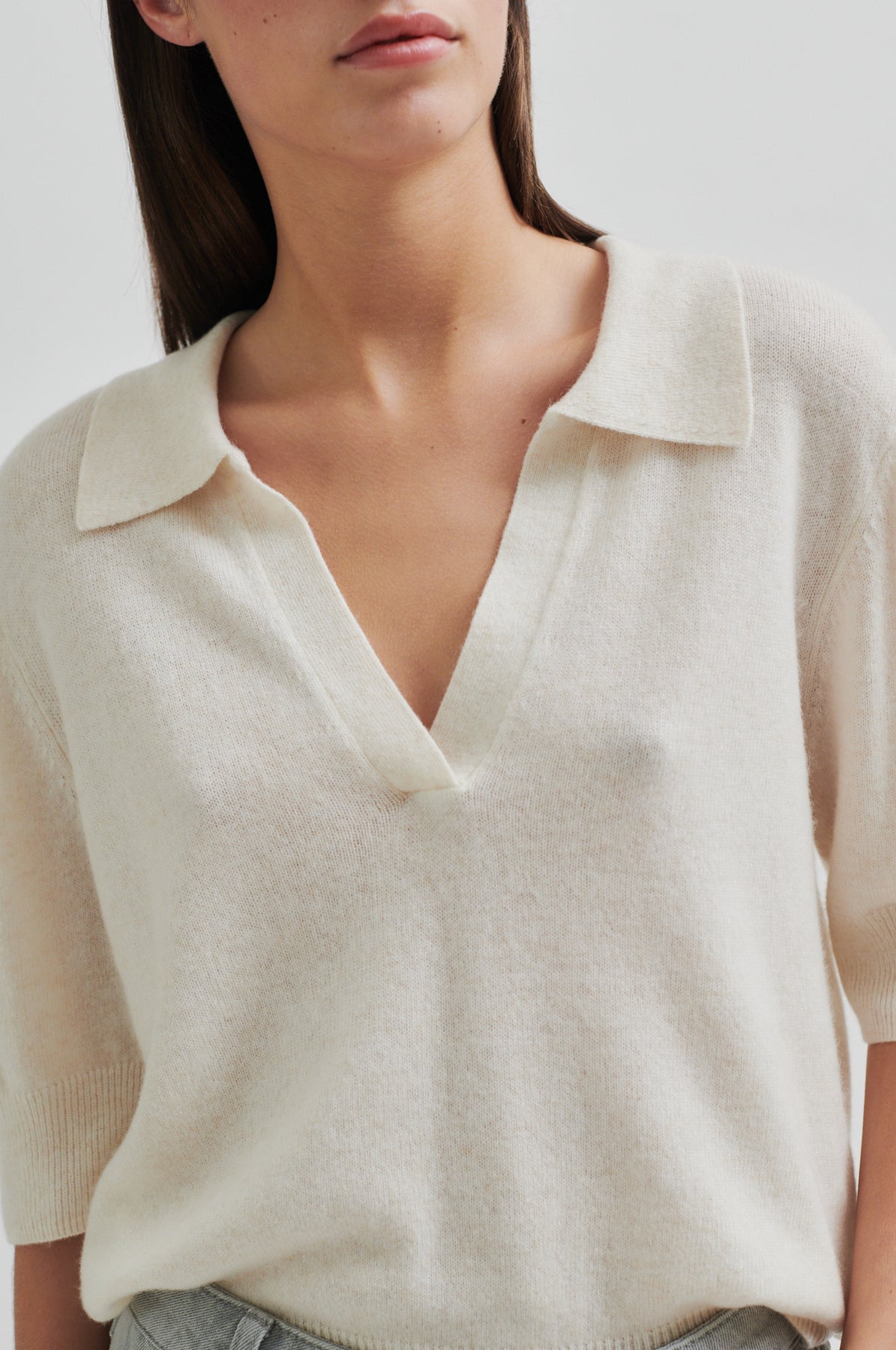 Vilena Knit SS - White Alyssum