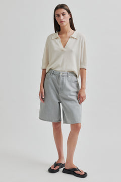 Vilena Knit SS - White Alyssum