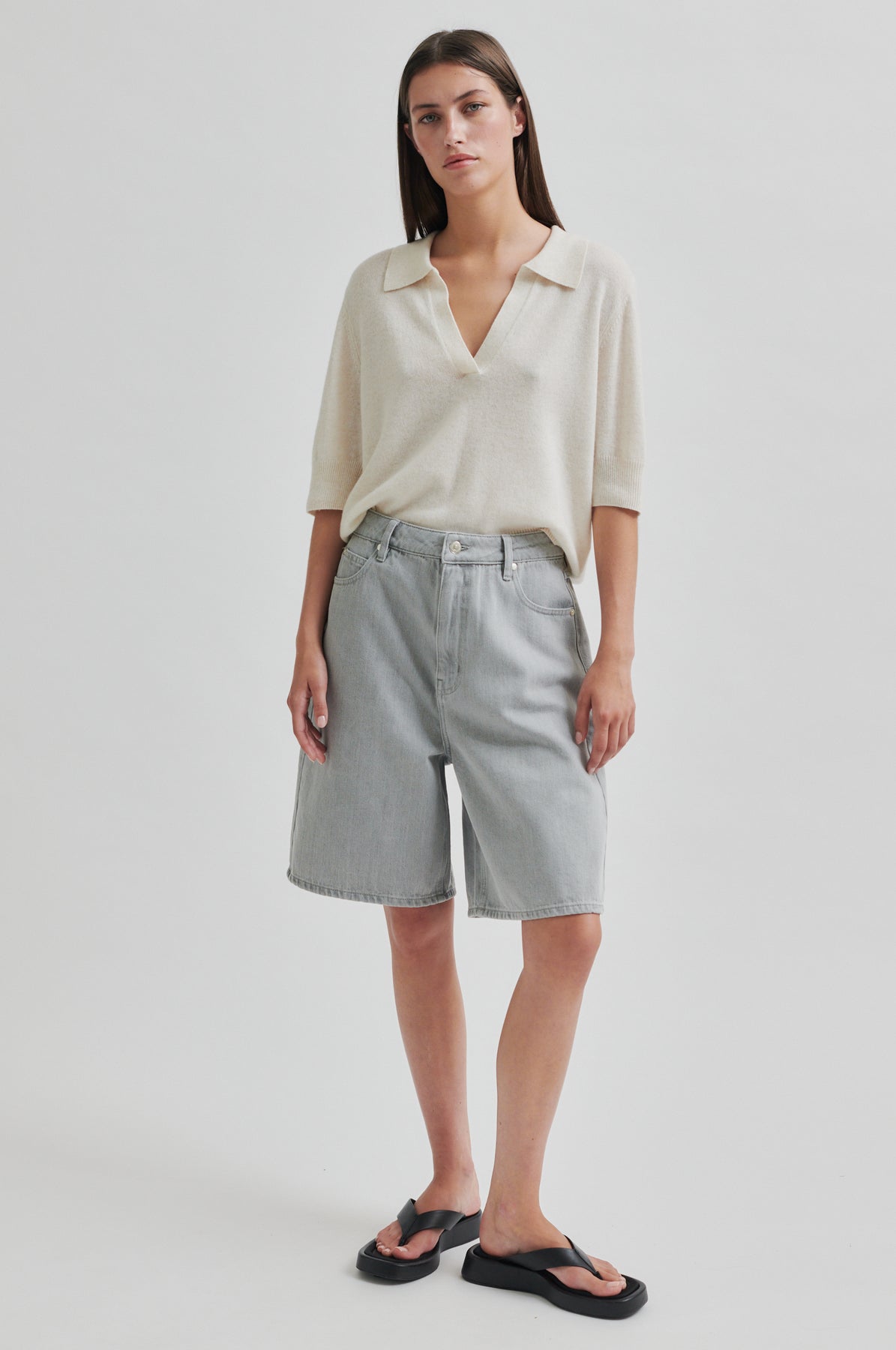 Vilena Knit SS - White Alyssum
