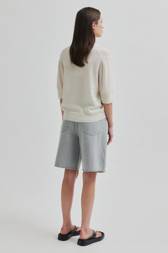 Vilena Knit SS - White Alyssum