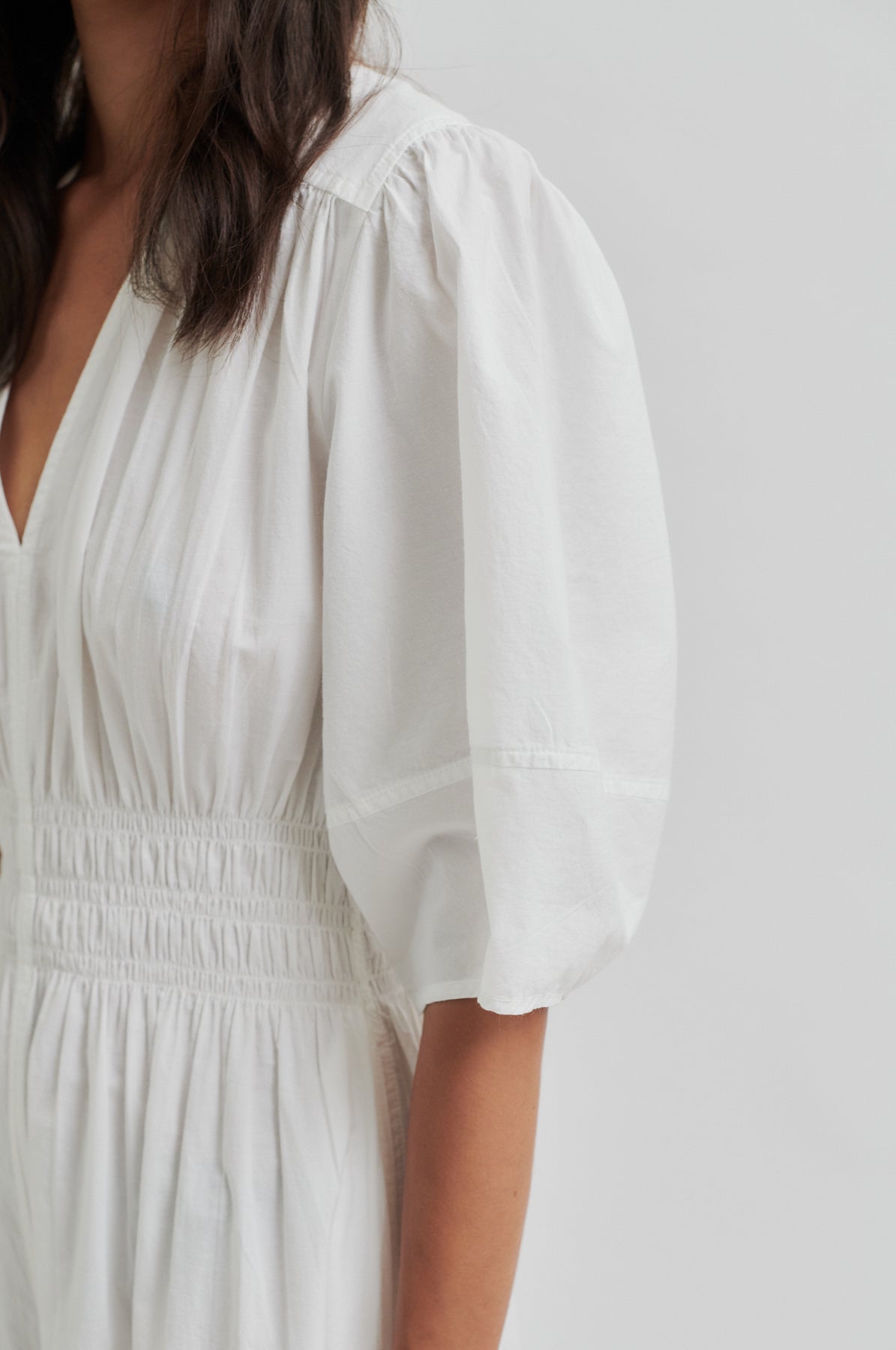 Althea Dress - Vit