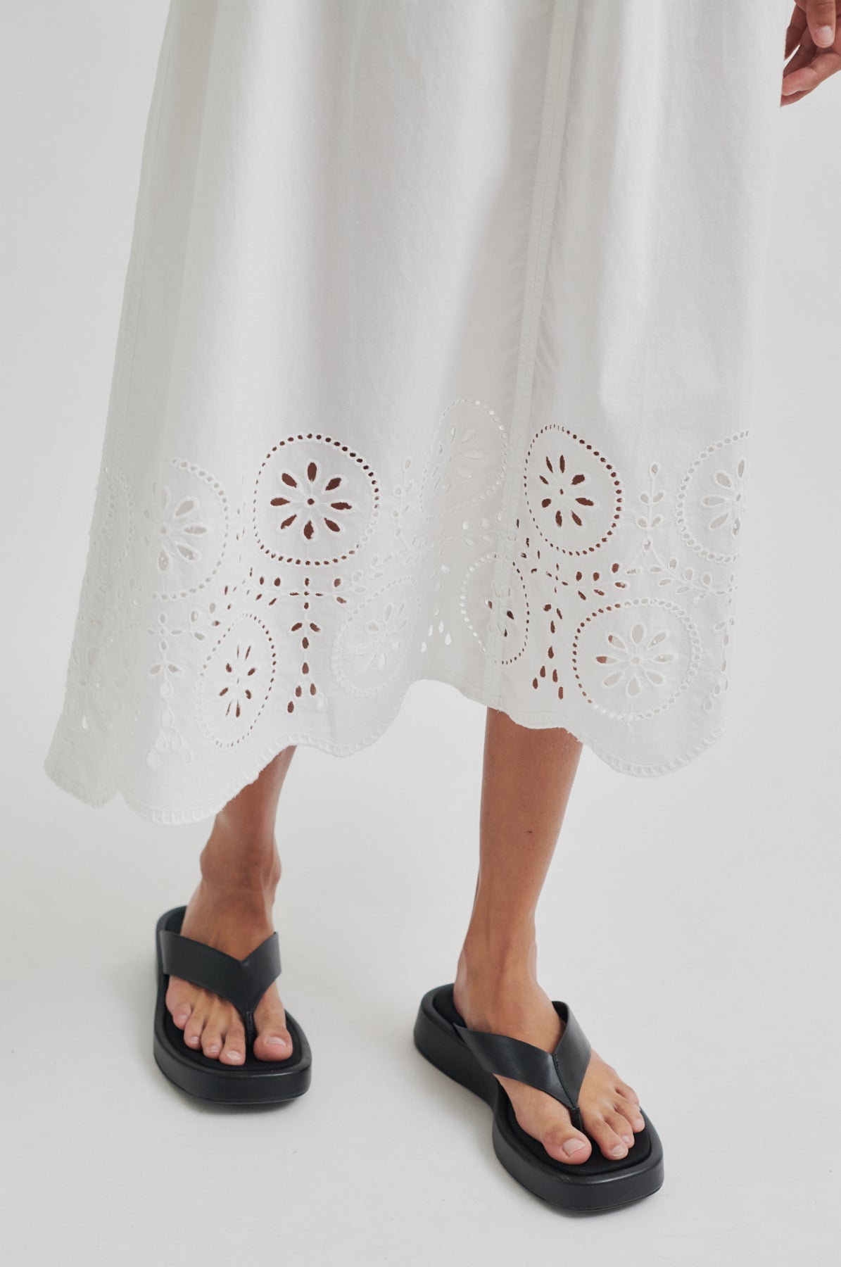 Althea Dress - Vit