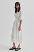 Althea Dress - Vit