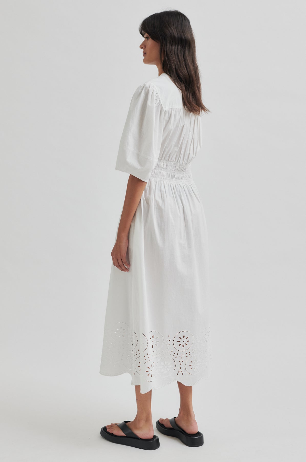 Althea Dress - Vit