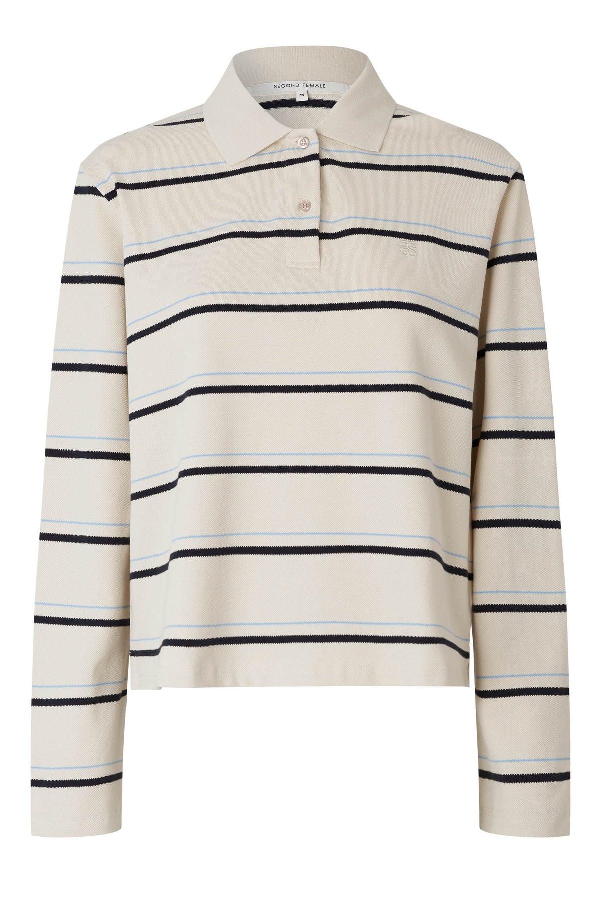 Lovella Striped Polo LL Tee - Summer Sand