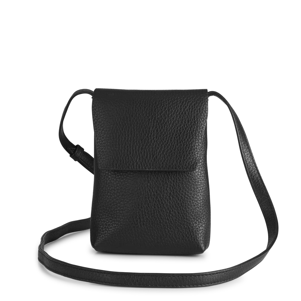 Ravea Phone Bag Grain - Black