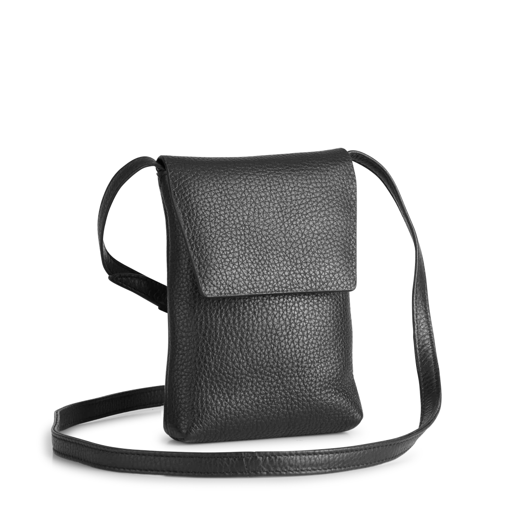 Ravea Phone Bag Grain - Black